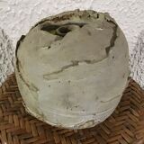Raku ball vase
