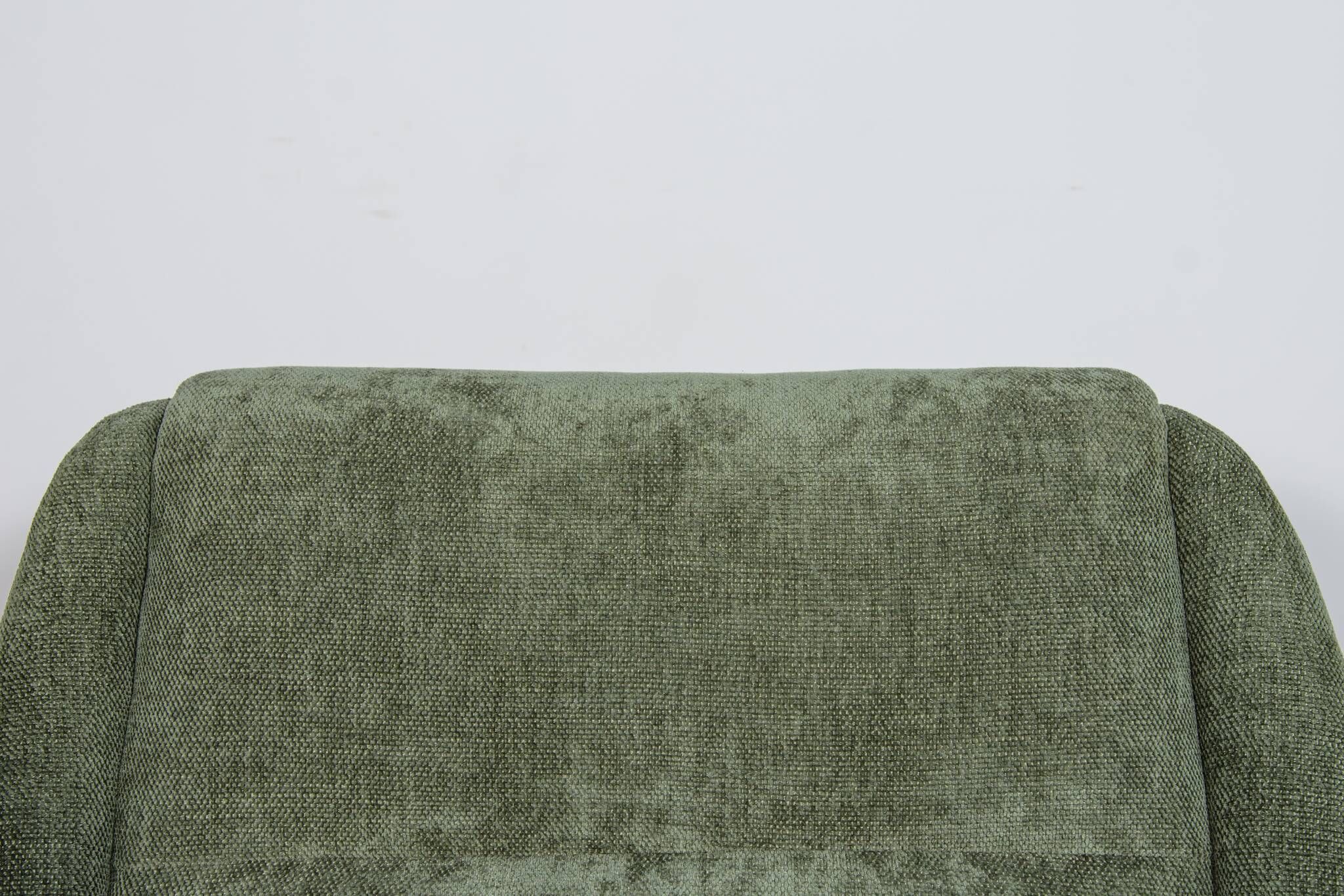 Fauteuil en chêne et tissu vert, Danemark, années 1960