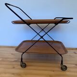A bar trolley designed by Paul Nagel, JIE Gantofta, Sweden, 1950s