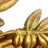 Louis XVI style gilded wood mirror