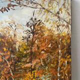 Forêt de Fontainebleau, signé R Vacher