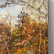 Forêt de Fontainebleau, signé R Vacher