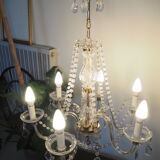 6-light chandelier with tassels