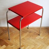 1930's Modernist Tubular Side Table model R 7 by Slezak