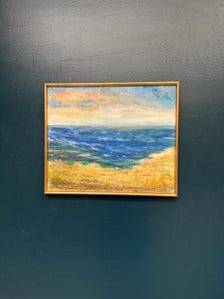 Original Swedish Oil on Canvas – “Landscape” by Lalla Blecher – Signed – Vintage & Framed