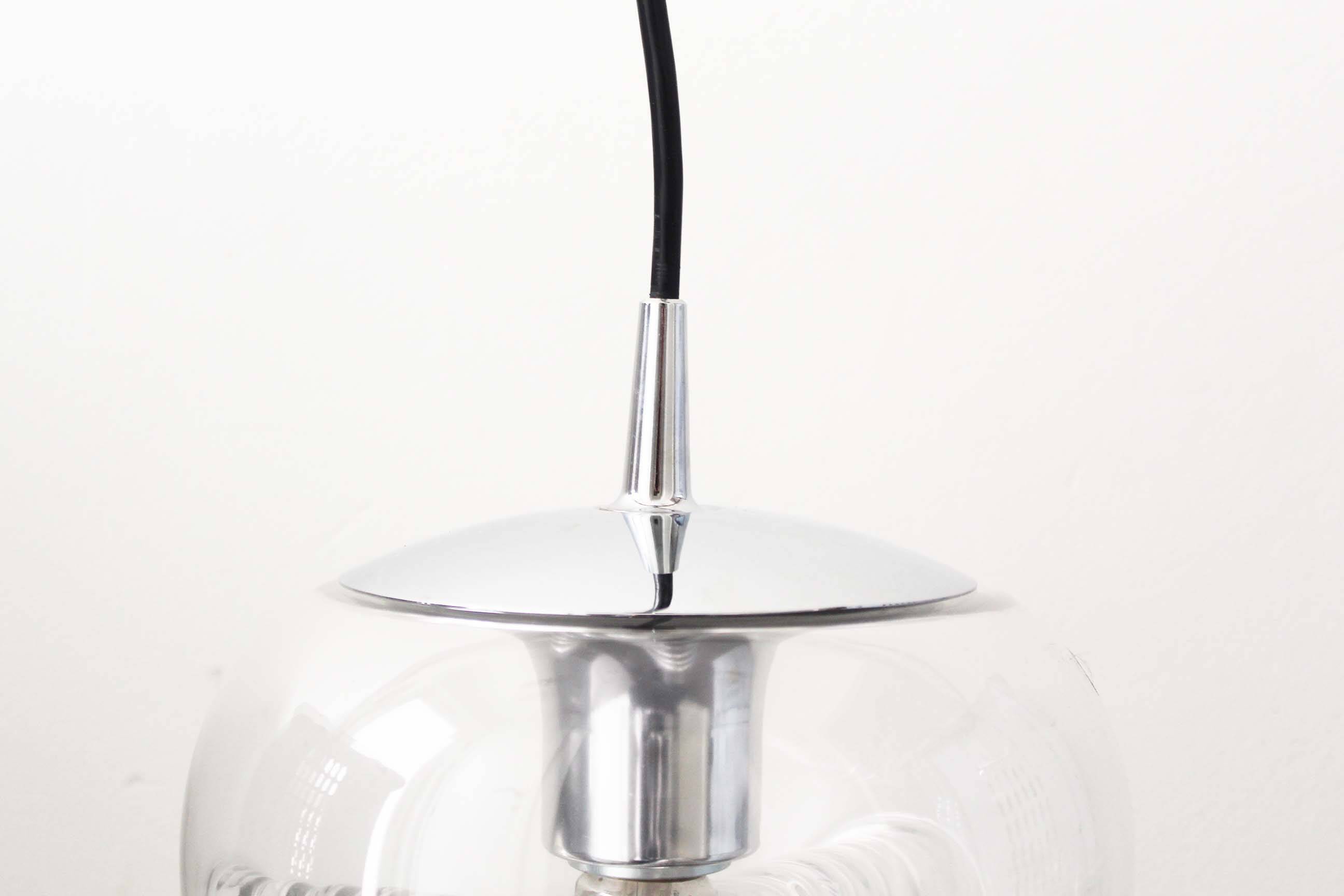 Petite ‘Futura’ pendant light by Koch & Lowy for Peill Putzler