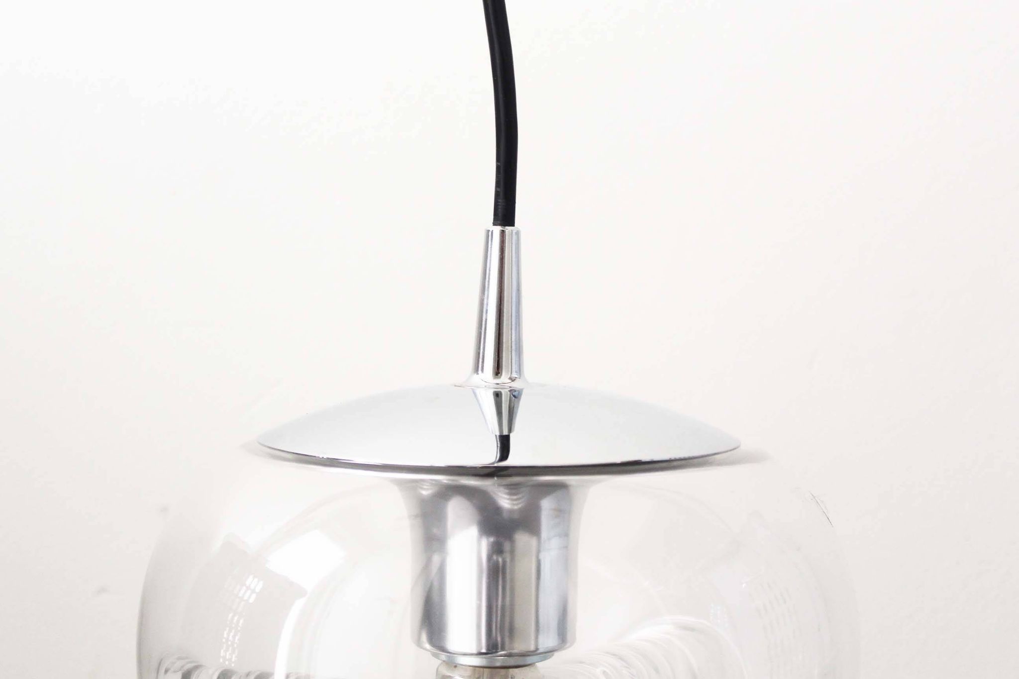 Petite ‘Futura’ pendant light by Koch & Lowy for Peill Putzler
