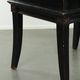 Black wooden chair / side chair from the 20th century in Asian style