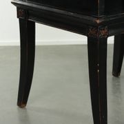 Black wooden chair / side chair from the 20th century in Asian style