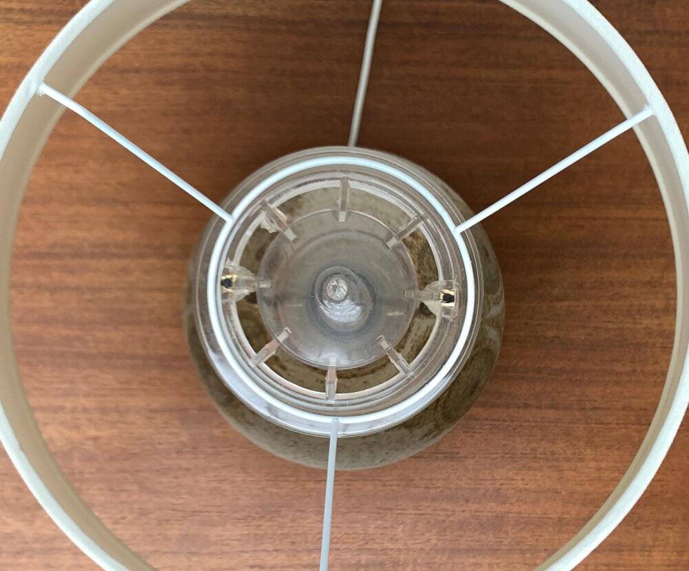 Mid-century Danish ceramic table lamp by Søholm, 1960s.