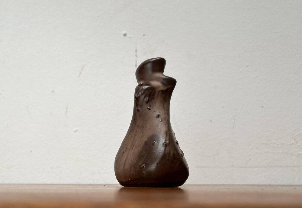 Organic studio pottery vase in mid-century style by Montanus & Remy, Germany, 1960s.