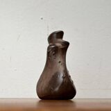 Organic studio pottery vase in mid-century style by Montanus & Remy, Germany, 1960s.