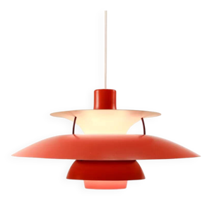 Lampe PH5 rouge vintage - louis