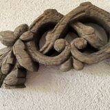 Wooden frieze wall decoration