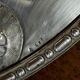 Art Deco silver plated footed bowl by Romepla 1930 floral decoration