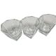 Art Deco glasses, Poland, 1930s, set of 3