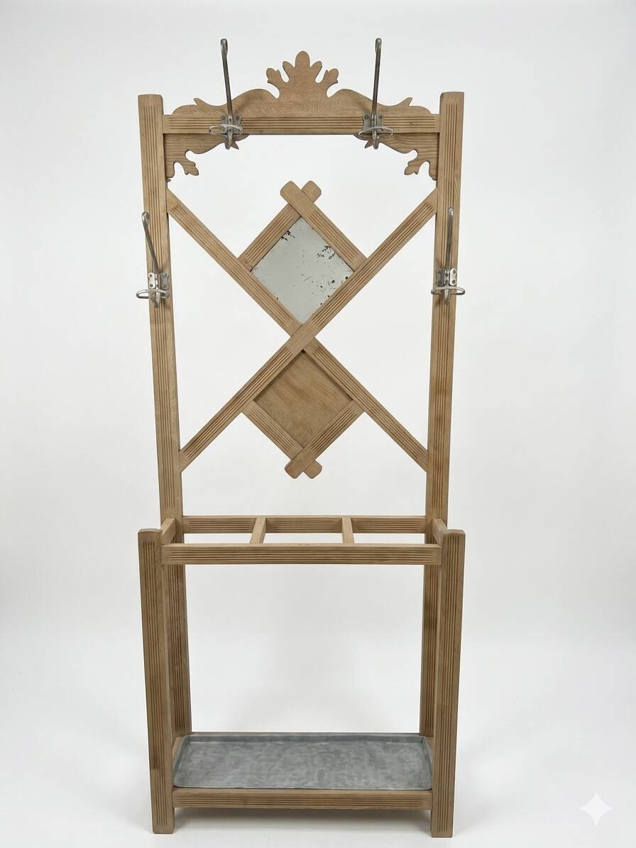 Art Deco entrance hall wardrobe