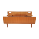 Scandinavian modern teak bed, Denmark 1950's