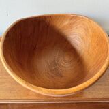 Vintage Wooden Teak Fruit Bowl