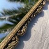 Antique bronze mirror
