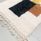 Moroccan Berber Beni Ouarain rug with colorful patterns 1.56x1.06m