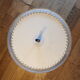 Table lamp 1970 with fiber shade