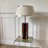 Grande lampe années 70 en plexiglas