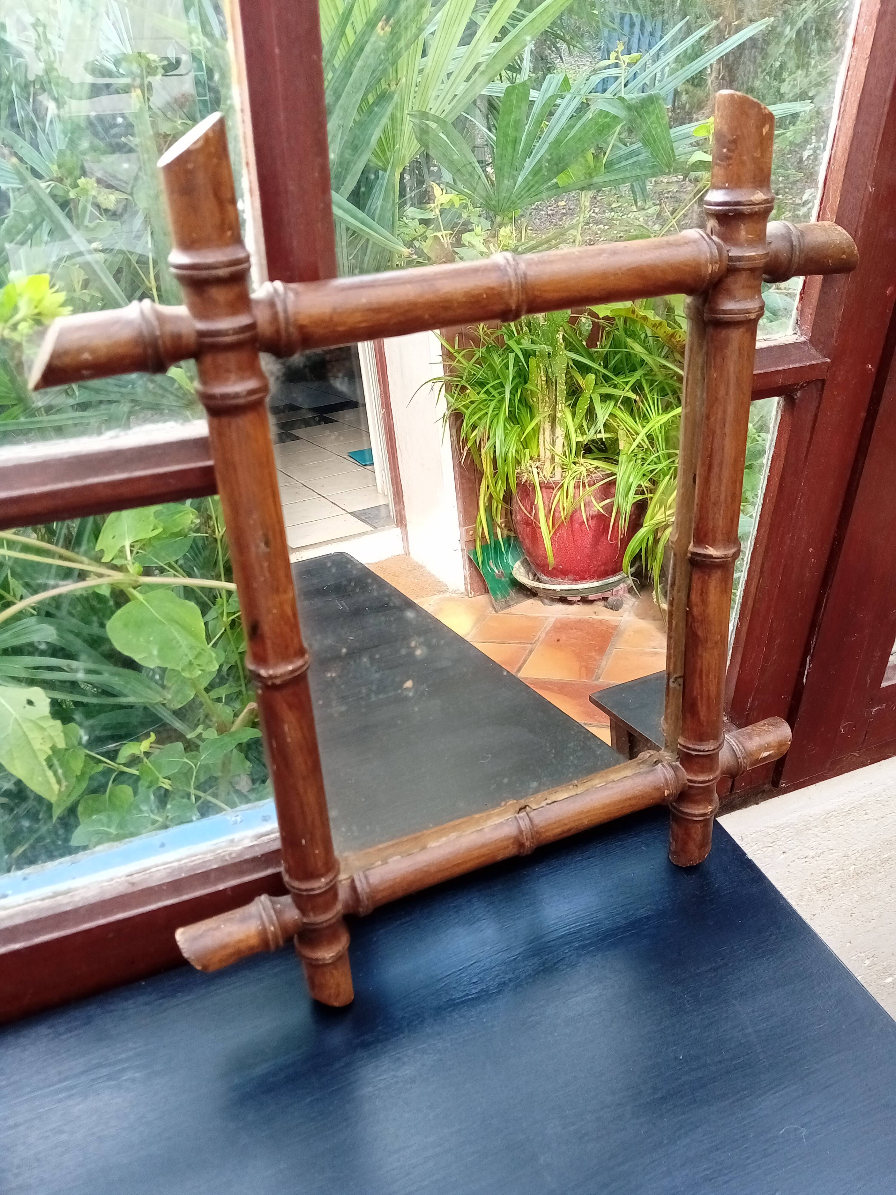 Bamboo mirror