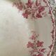 Five plates dessert and serving dish Digoin Sarreguemines model "Margot"
