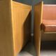 Pair of 1980's italian cubic armchairs