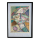 Lithographie originale de Bona, 1990, impression Michel Cassé