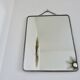 Old barber's mirror with chain, 1950s and 1960s