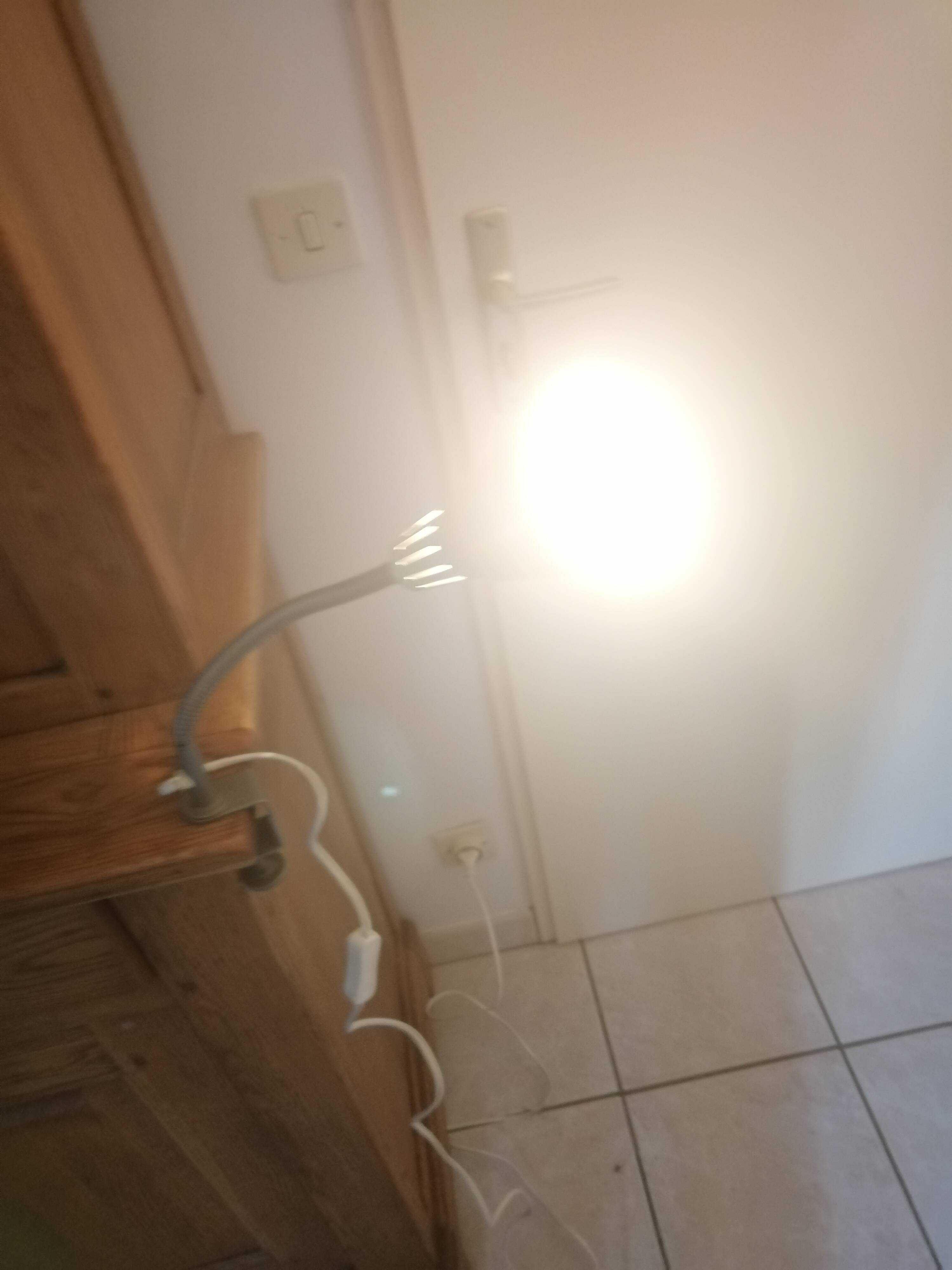 Desk clip lamp