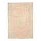 Powder Pink Soft Natural Oversize Vintage Rug For Living Room, 231x330 Cm