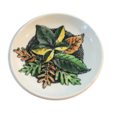 Small cup in Gien earthenware painted by hand