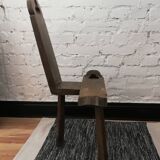Brutalist tripod chair