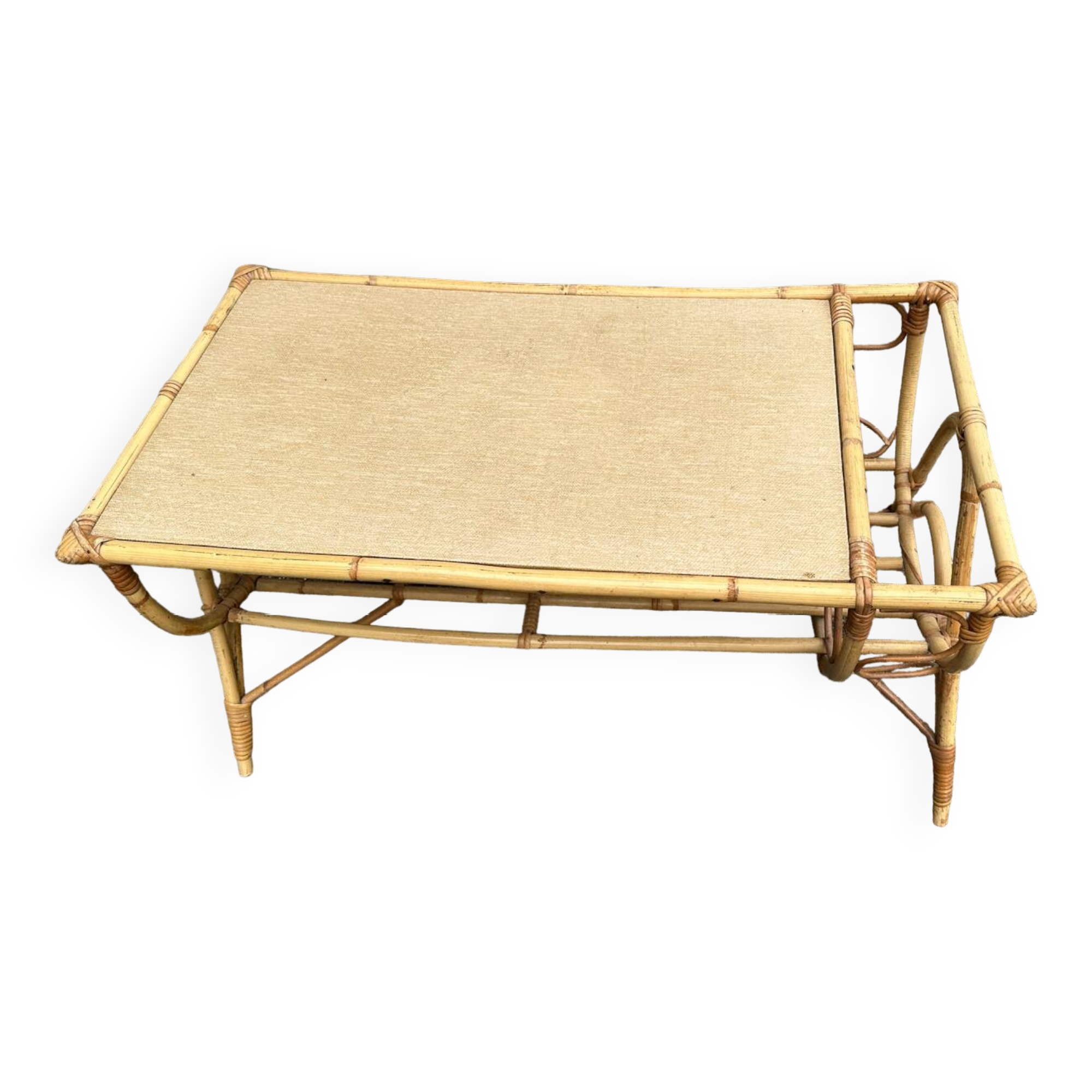 Rattan coffee table