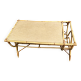 Table basse rotin
