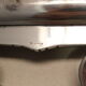 Louis XV style service tray in silver metal around 1900
