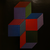 Poster Victor Vasarely - DYMM 7, 1982