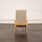 LARGE VINTAGE 3-POSITION ARMCHAIR