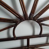 Rattan headboard 2 people