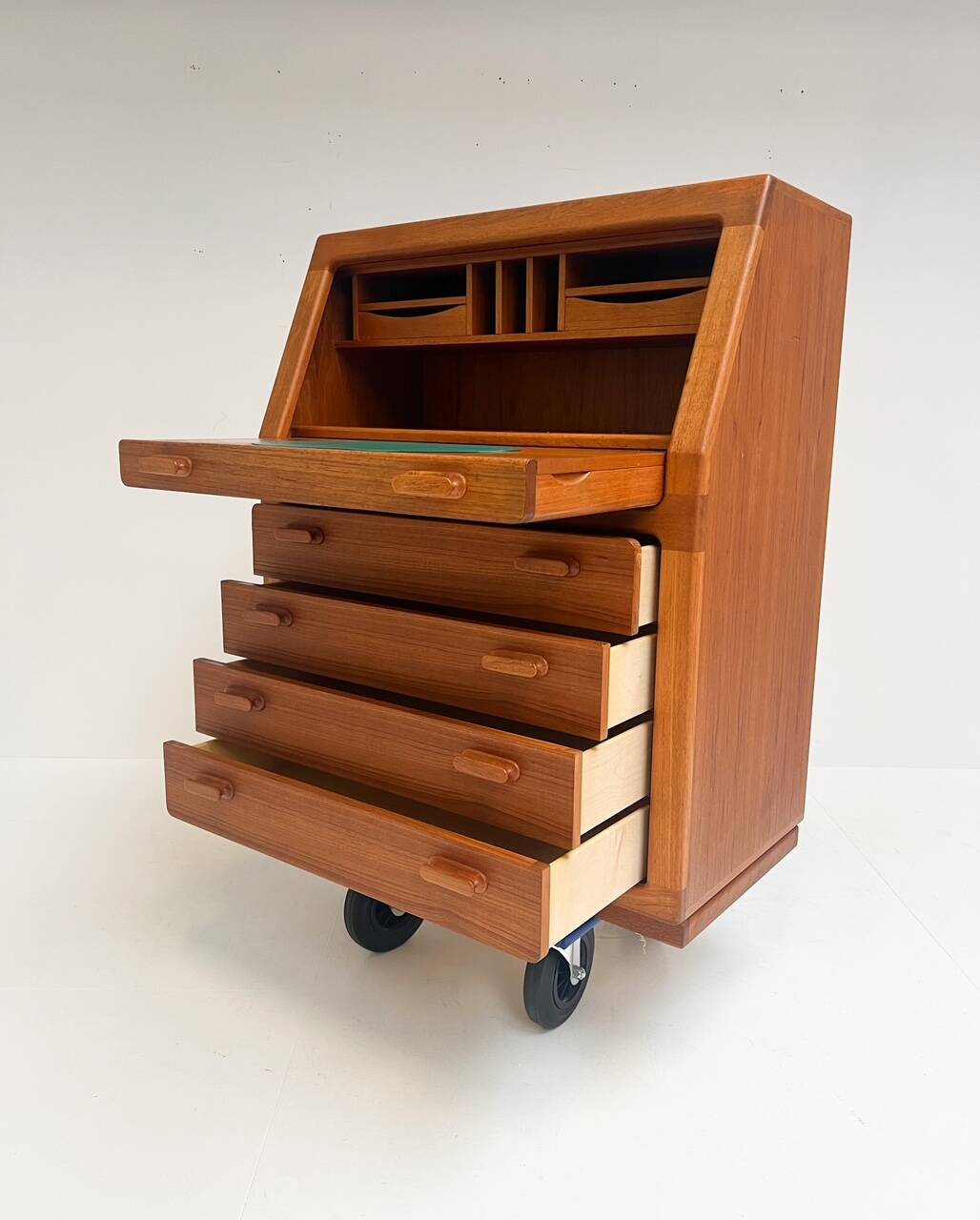 Teak secretary by Dyrlund, 1960s