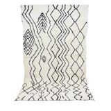 Handmade moroccan berber carpet 284 x 157 cm