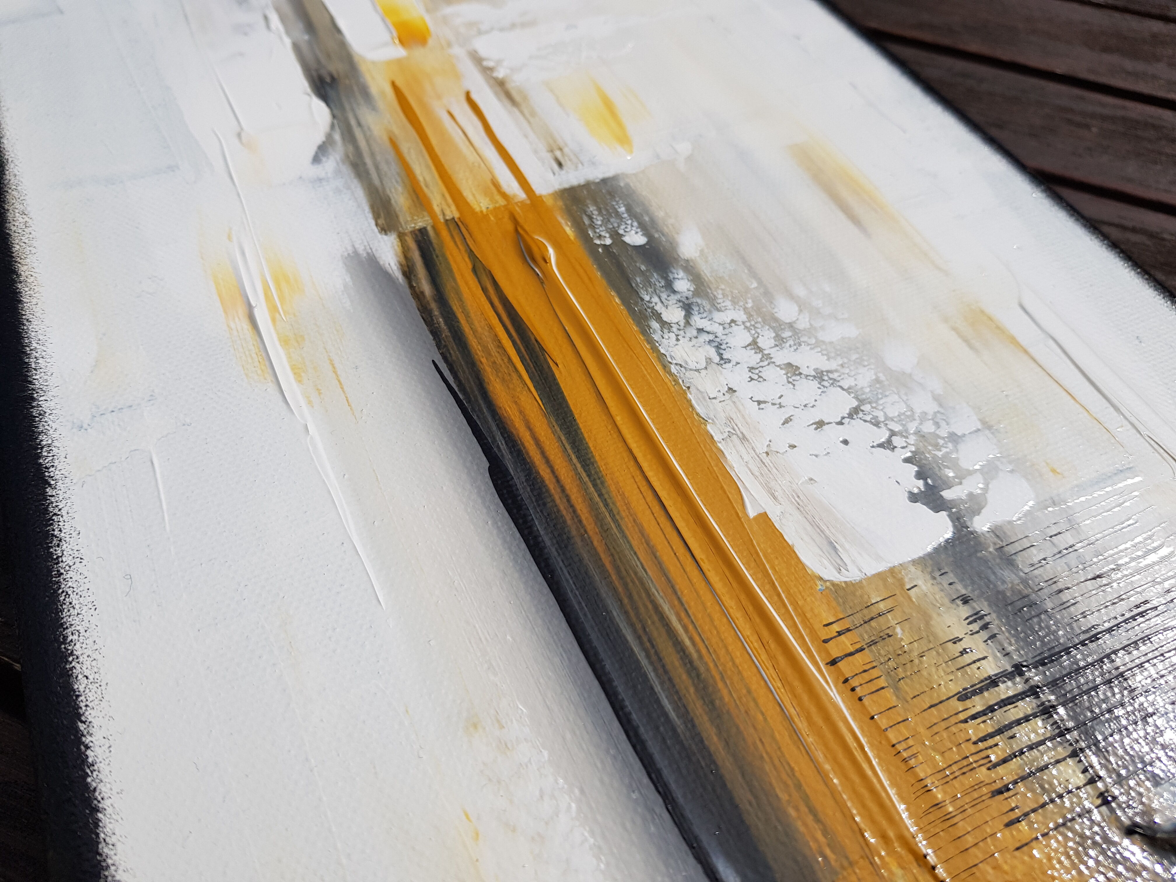 Tableau peinture abstraite "audace"