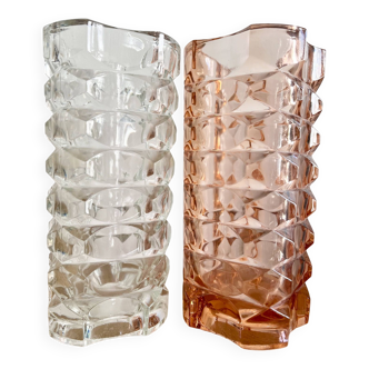 Duo of Windsor Luminarc vases
