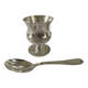 Silver metal shell