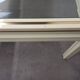 Glass and metal coffee table Pierre Vandel