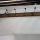 1960s school coat rack with 10 hooks