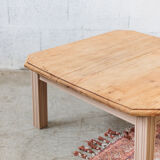 Coffee table square wood